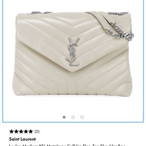 NEW!  YSL Medium Lou Leather Chevron Bag ***48 HOUR SALE PRICE